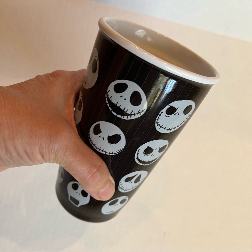 Jack Skellington ceramic insulated cup Disney Store design